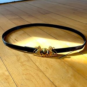 Vintage Dotty Smith faux leather waist belt